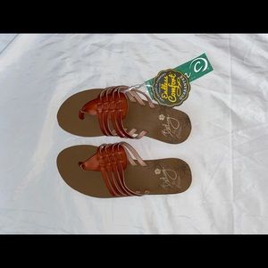 Bethany by Cobian Brown Aloha Sandals NEVER WORN